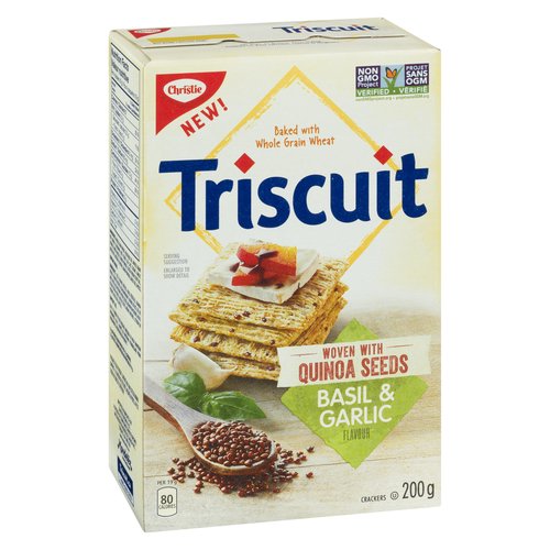 Christie - Triscuit - Basil & Garlic with Quinoa Seeds