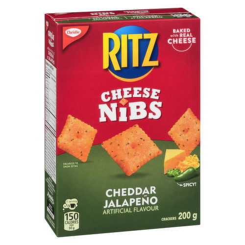 Christie - Cheese Nibs Crackers, Cheddar Jalapeno