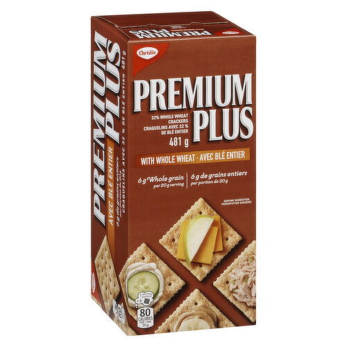 Christie - Premium Plus Whole Wheat Crackers