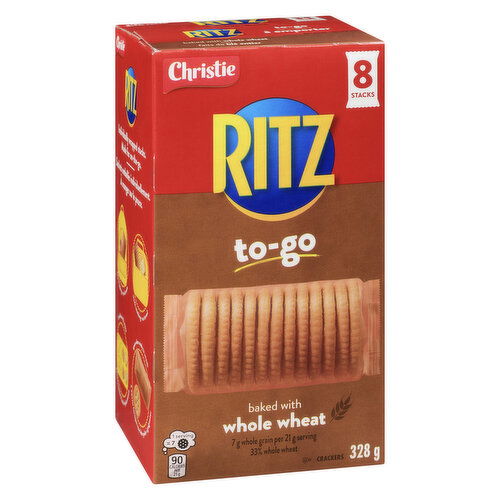 Christie - Ritz Whole Wheat To-Go, 8 Stacks