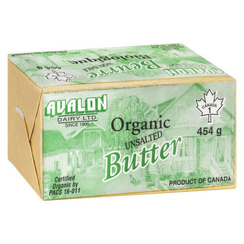 Avalon - Organic Unsalted Butter