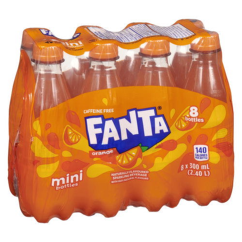 Fanta - Orange Soda Mini Bottles