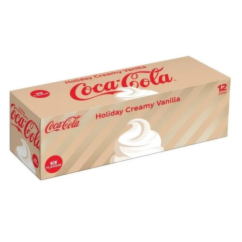 Coca-Cola - Holiday Creamy Vanilla, Limited-Edition, 355 mL Cans