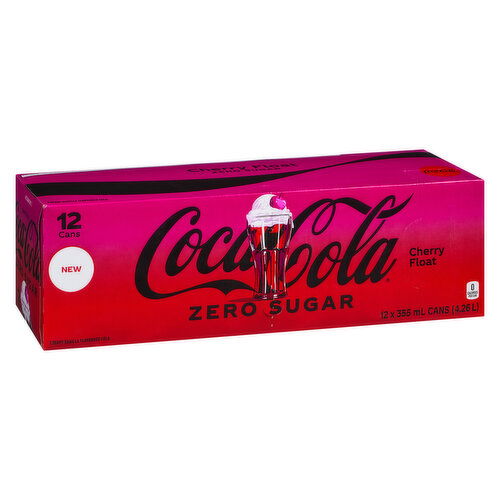 Coca-Cola - Zero Cherry Float, 355 mL Cans