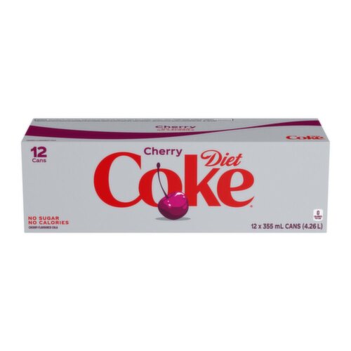 Coca-Cola - Diet Coke, Cherry 355mL Cans