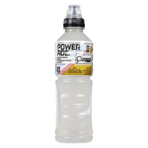 Powerade - White Grape Wave Flavour, Sports Drink,  Limited Edition