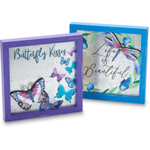 Assorted - Metal Wall Decor, 8 Inch