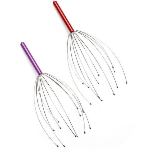 Head Massager - Metal, 10 inch