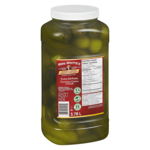 Mrs. Whyte's - Dill Pickles, Kosher