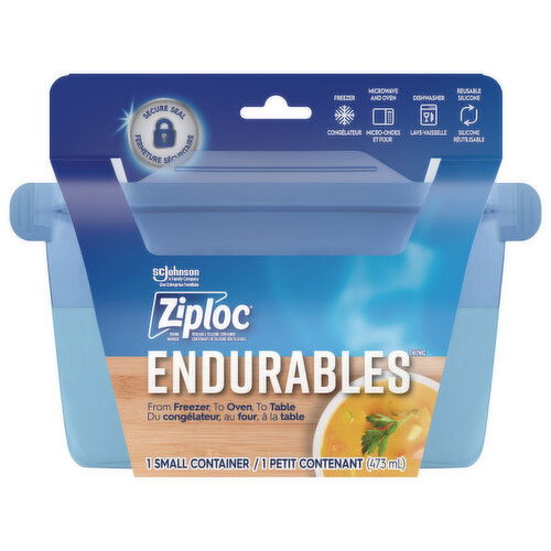 Ziploc - Endurables Small Container, Reusable Silicone