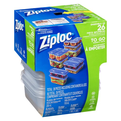 Ziploc - To Go Containers Variety Pack