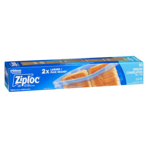 Ziploc - Freezer Bags Heavy Duty Extra Large