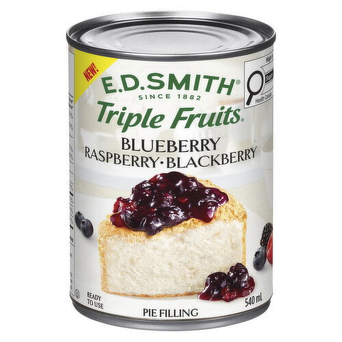 E.D. SMITH - Triple Fruit Blueberry Raspberry Blackberry Pie Filling