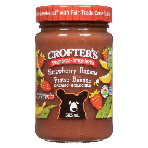 CROFTER'S ORGANIC - Organic Strawberry Banana Premium Spread