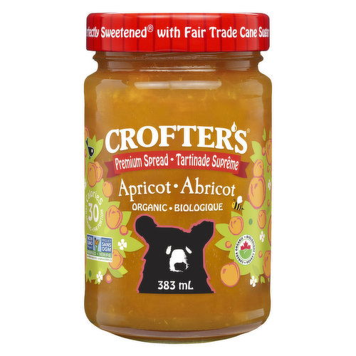 CROFTER'S ORGANIC - Premium Spread Apricot