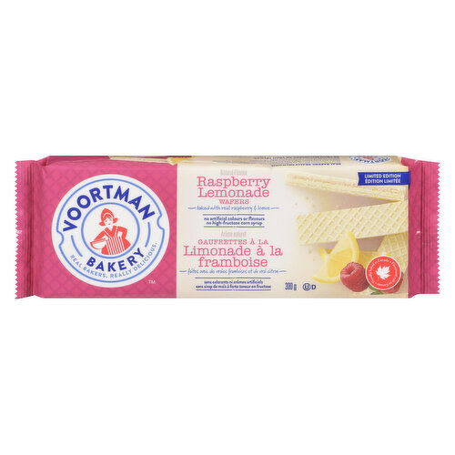 Voortman - Wafers, Raspberry Lemon