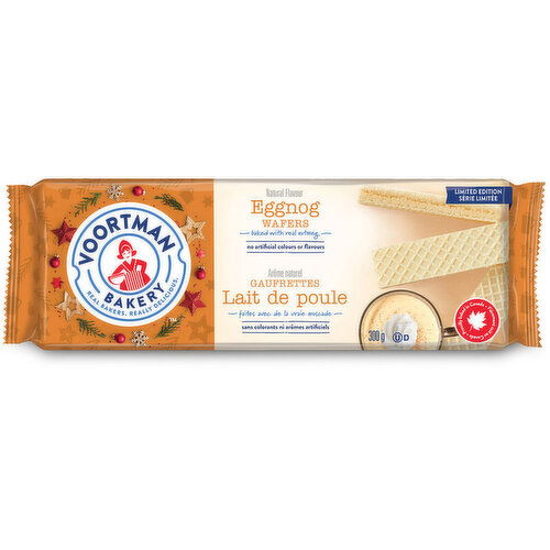 VOORTMAN'S BAKERY - Eggnog Wafers