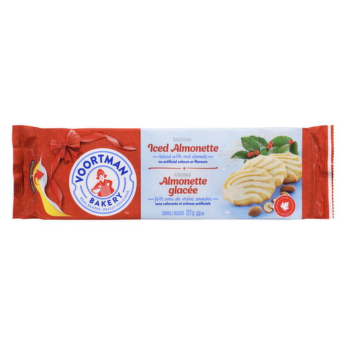 VOORTMAN'S BAKERY - Iced Almonette Cookie