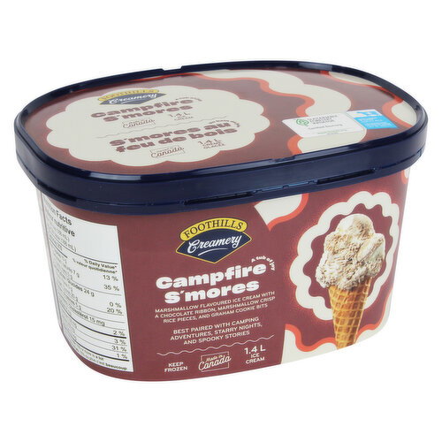 Foothills Creamery - Campfire Smores Ice Cream