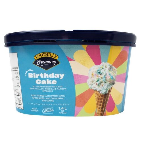 Foothills Creamery - Birthday Cake Ice Cream