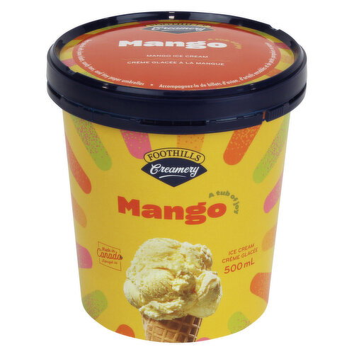 Foothills Creamery - Mango Ice Cream
