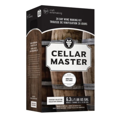 Cellar Master - 28 Day Wine Kit - Shiraz