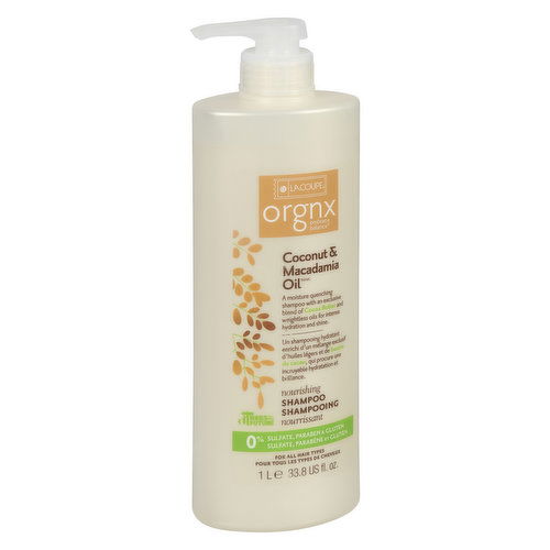 Orgnx - Coconut & Macadamia Oil Shampoo