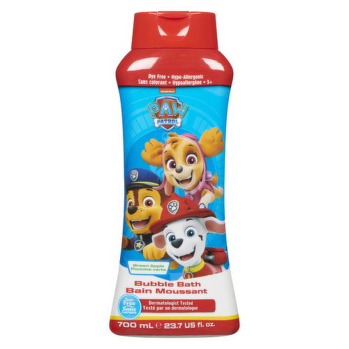 Nickelodeon - Funcare Bubble Bath - Paw Patrol Green Apple scent