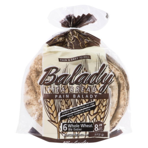 Byblos - Whole Wheat Balady Pita Bread