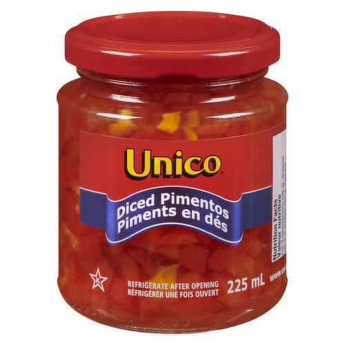 Unico - Peppers - Diced Pimentos