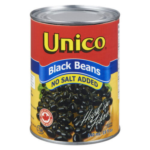 Unico - Black Beans No Salt Added