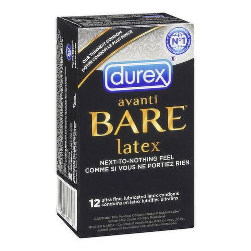 Durex - Avanti Bare Latex Condoms