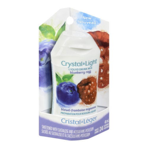 Crystal Light - Liquid Drink Mix Blueberry Razz Low Calorie