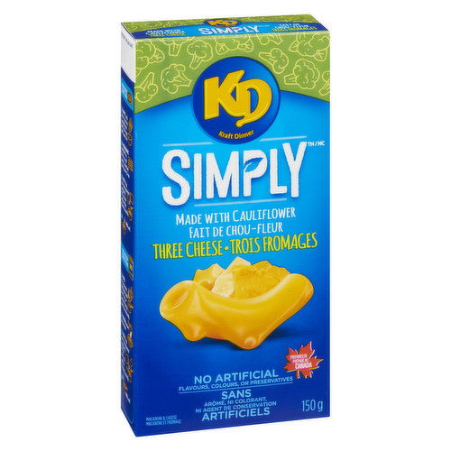 Kraft - Dinner Simply Macaroni & Cheese with Cauliflower