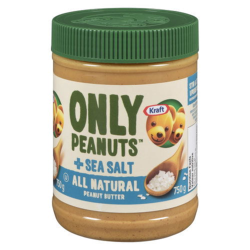 Kraft - Only Peanuts All Natural Peanut Butter + Salt