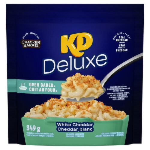 Kraft - Delux Oven Baked White Cheddar