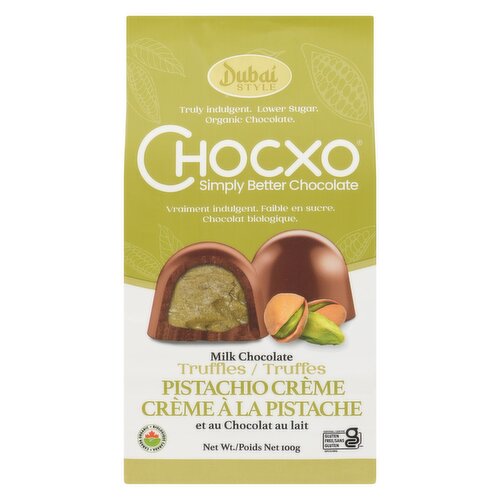 ChocXO - Milk Pistachio Truffles Dubai Style