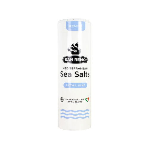 SAN REMO - Mediterranean Sea Salts, Extra Fine