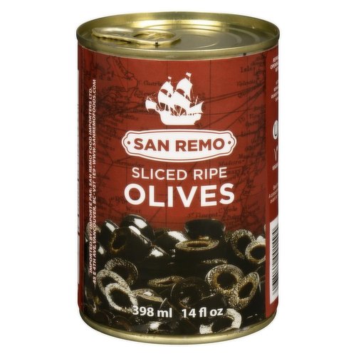 San Remo - Sliced Ripe Olives