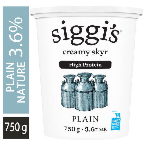 Siggis - Plain Skyr Yogurt 3.6%