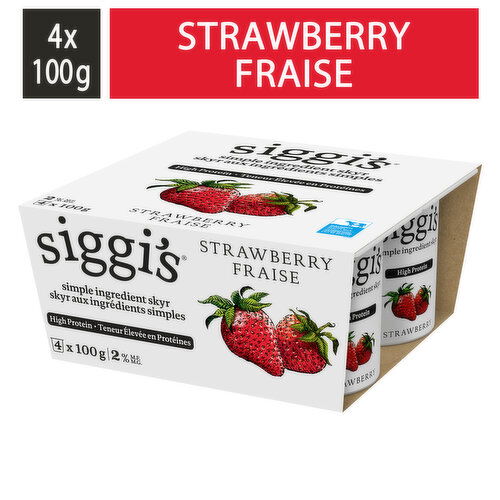 siggi's - Strawberry Skyr Yogurt Multipack 2%