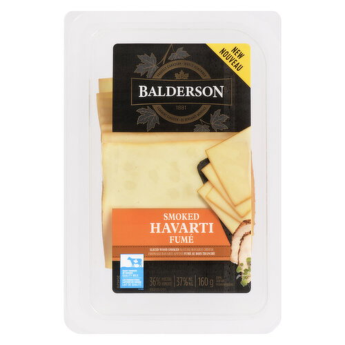 Balderson - Sliced Wood Smoked Mature Havarti Cheese 37% M.F.