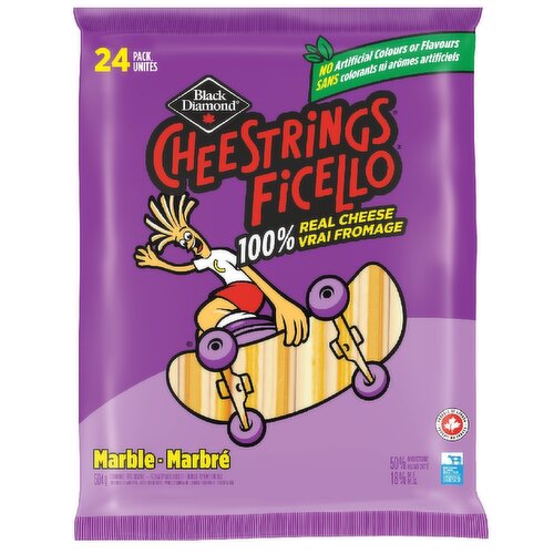 Black Diamond - Cheese Strings - Marble, 24Pk