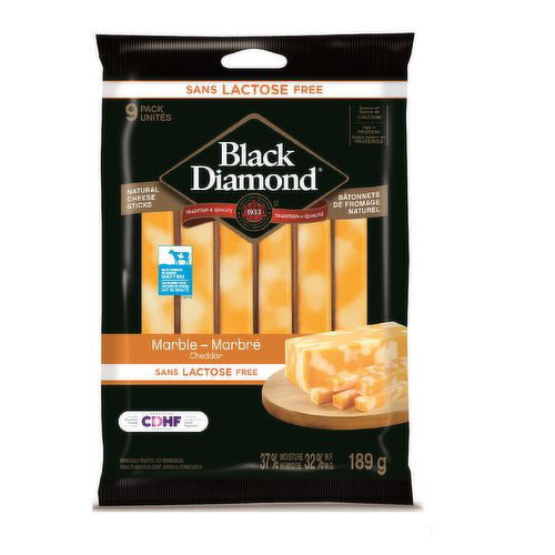 Black Diamond - Cheese Stick, Marble Lactose Free