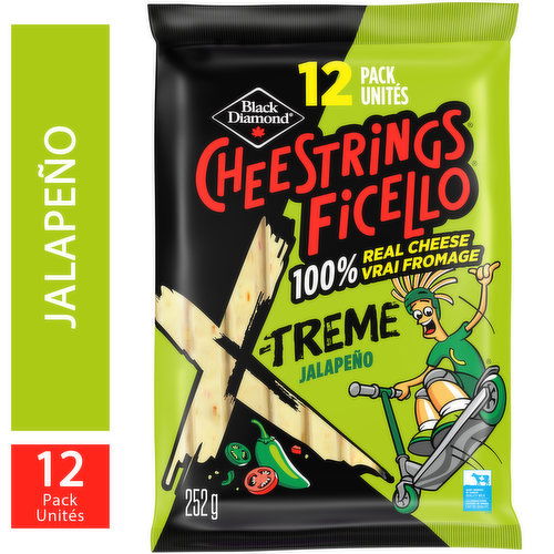 Black Diamond - Cheestrings Xtreme Jalapeno