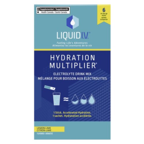 Liquid IV - Electrolyte Drink Mix, Lemon Lime