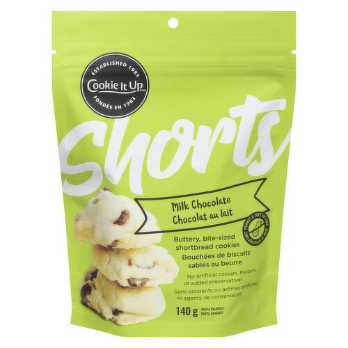 Shorts - Shortbread Cookies Milk Chocolate Chip