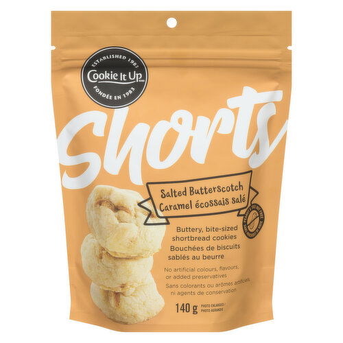 Shorts - Shortbread Cookies Salted Butterscotch