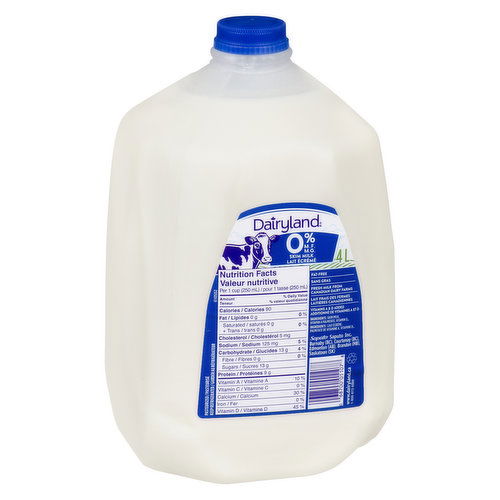 Dairyland - Skim Milk, Fat Free