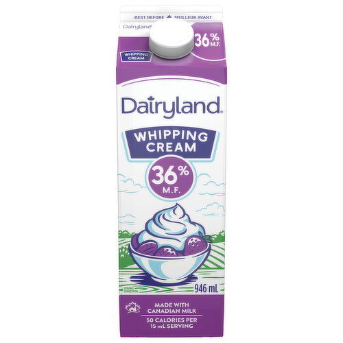 Dairyland - Whipping Cream 36%